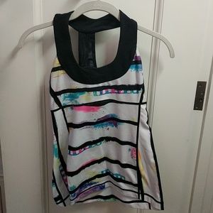 Colorful lululemon workout top